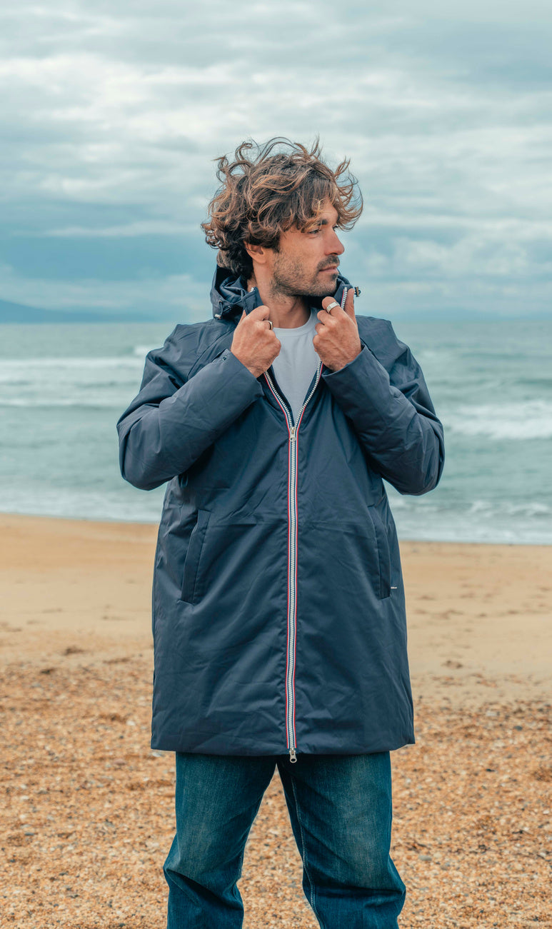 Manteau long épais – coloris marine – Southwest