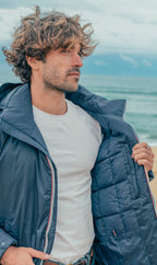 Manteau long épais – coloris marine – Southwest