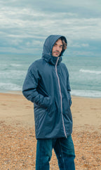Manteau long épais – coloris marine – Southwest