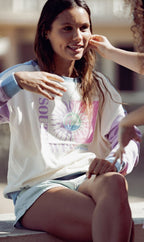WHITE LILAS/BLUE