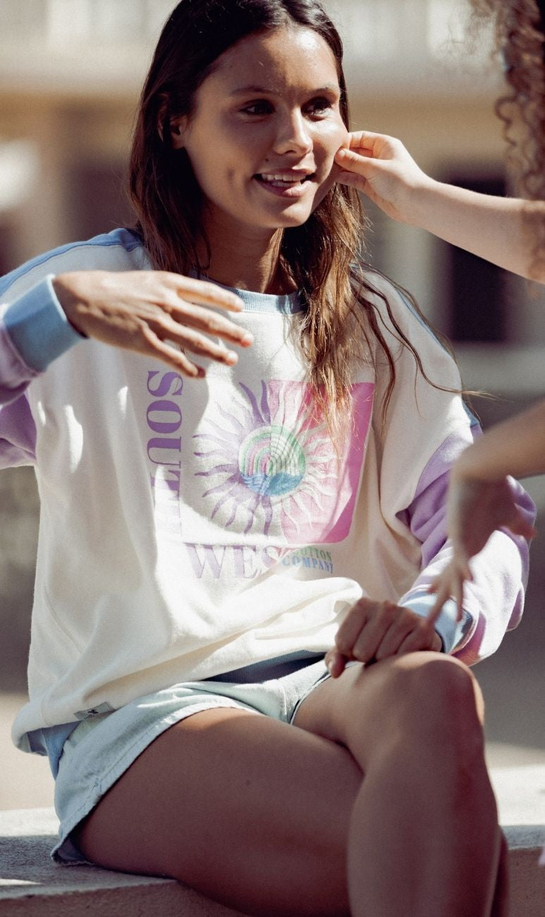 WHITE LILAS/BLUE