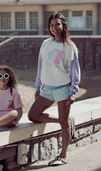 WHITE LILAS/BLUE