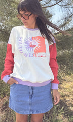 WHITE RED/LILAS
