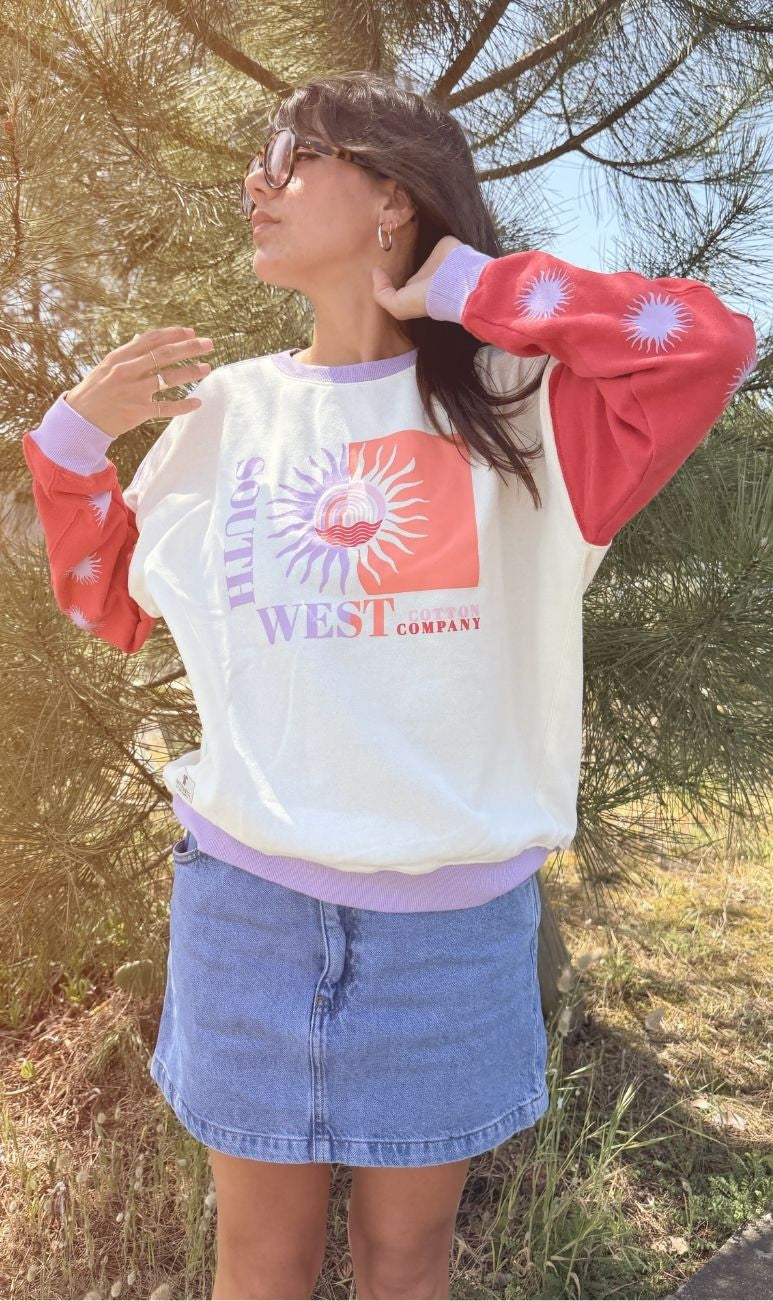 WHITE RED/LILAS