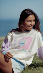 WHITE LILAS/BLUE
