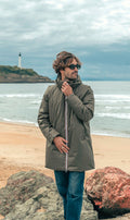 Manteau long épais – coloris kaki – Southwest
