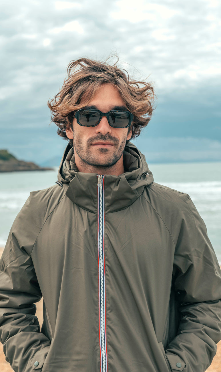 Manteau long épais – coloris kaki – Southwest